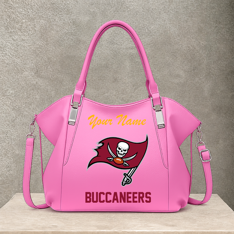 LIMITED EDITION - NEW CUSTOMIZED NFL10 TBB TAMPA BAY BUCCANEERS SHOULDER HANDBAG