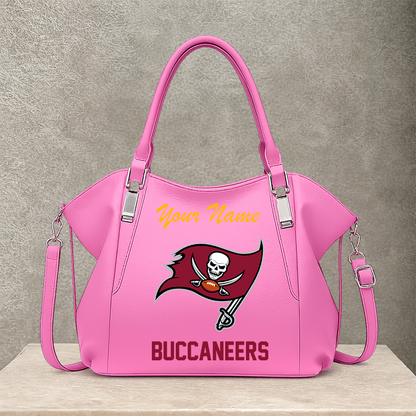 LIMITED EDITION - NEW CUSTOMIZED NFL10 TBB TAMPA BAY BUCCANEERS SHOULDER HANDBAG