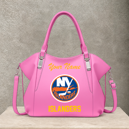 LIMITED EDITION - NEW CUSTOMIZED NHL25 NYI NEW YORK ISLANDERS SHOULDER HANDBAG