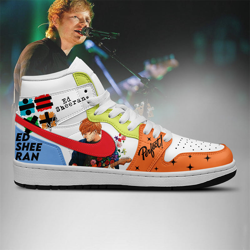 NEW PREMIUM ED SHEERAN UNISEX AIR JORDAN MID SNEAKER