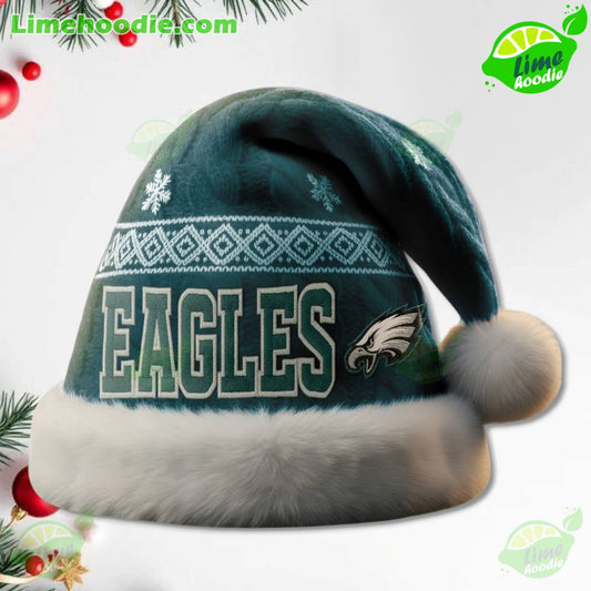 LIMITED EDITION - NEW CUSTOMIZED NFL02 PPE PHILADELPHIA EAGLES CHRISTMAS HAT
