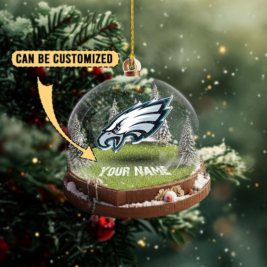LIMITED EDITION - NEW CUSTOMIZED NFL02 PPE PHILADELPHIA EAGLES ACRYLIC ORNAMENT