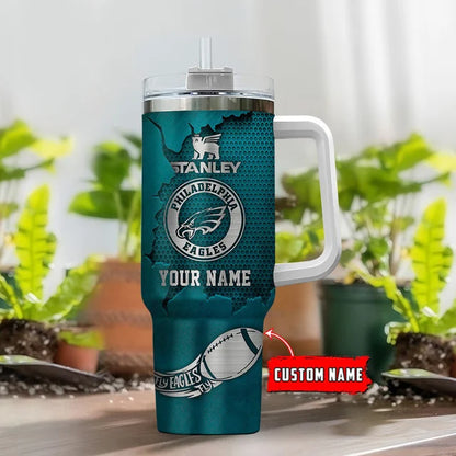 LIMITED EDITION - NEW CUSTOMIZED NFL02 PPE PHILADELPHIA EAGLES TUMBLER CUP