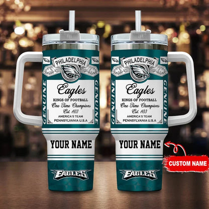 LIMITED EDITION - NEW CUSTOMIZED NFL02 PPE PHILADELPHIA EAGLES TUMBLER CUP