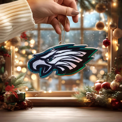 LIMITED EDITION - NEW CUSTOMIZED NFL02 PPE PHILADELPHIA EAGLES ACRYLIC ORNAMENT