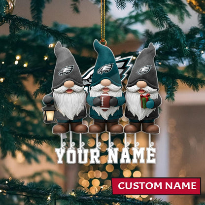 LIMITED EDITION - NEW CUSTOMIZED NFL02 PPE PHILADELPHIA EAGLES ORNAMENT