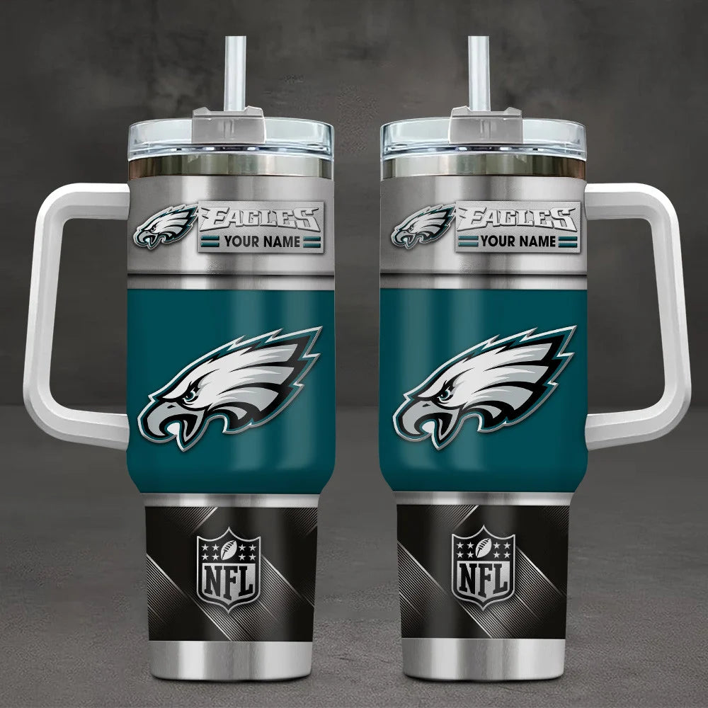 LIMITED EDITION - NEW CUSTOMIZED NFL02 PPE PHILADELPHIA EAGLES TUMBLER CUP