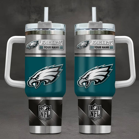 LIMITED EDITION - NEW CUSTOMIZED NFL02 PPE PHILADELPHIA EAGLES TUMBLER CUP