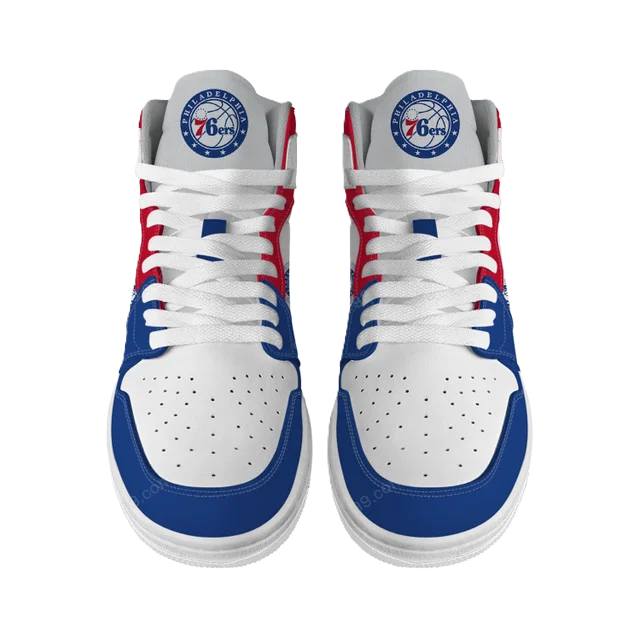 [HOT DEAL] NEW CUSTOMIZED NBA26 P76 PHILADELPHIA 76ERS AIR JORDAN SNEAKERS