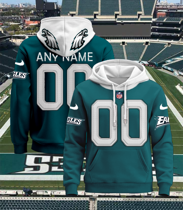 LIMITED EDITION - NEW CUSTOMIZED NFL02 PPE PHILADELPHIA EAGLES UNISEX T-SHIRT, POLO, HOODIE & JACKETS