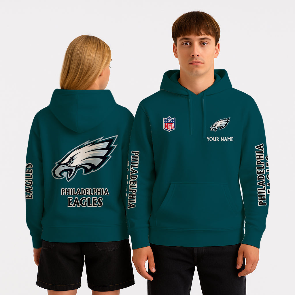 LIMITED EDITION - NEW CUSTOMIZED NFL02 PPE PHILADELPHIA EAGLES UNISEX HOODIE
