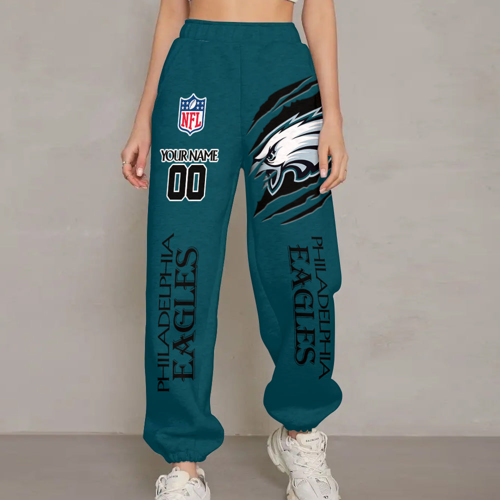 LIMITED EDITION - NEW PREMIUM NFL02 PPE PHILADELPHIA EAGLES UNISEX LONG PANTS