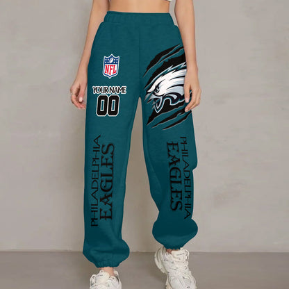 LIMITED EDITION - NEW PREMIUM NFL02 PPE PHILADELPHIA EAGLES UNISEX LONG PANTS