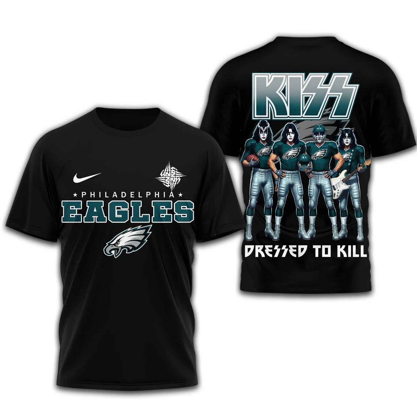 LIMITED EDITION - NEW CUSTOMIZED NFL02 PPE PHILADELPHIA EAGLES T-SHIRT | MULTIPLE COLORS AVAILABLE