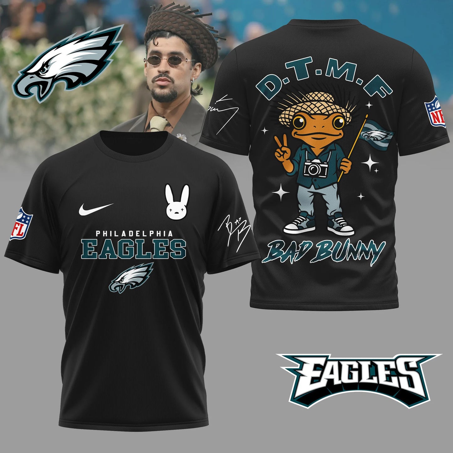 LIMITED EDITION - NEW CUSTOMIZED NFL02 PPE PHILADELPHIA EAGLES T-SHIRT, HOODIE, ZIP HOODIE