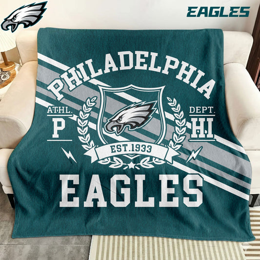 LIMITED EDITION - NEW CUSTOMIZED NFL02 PPE PHILADELPHIA EAGLES NORMAL & FLEECE BLANKET