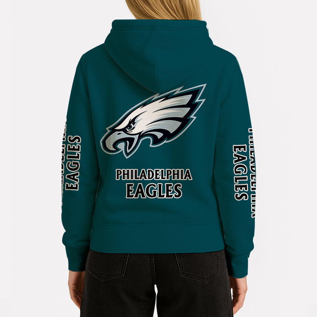 LIMITED EDITION - NEW CUSTOMIZED NFL02 PPE PHILADELPHIA EAGLES UNISEX HOODIE
