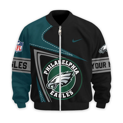 LIMITED EDITION - NEW CUSTOMIZED NFL02 PPE PHILADELPHIA EAGLES UNISEX T-SHIRT, POLO, HOODIE & JACKETS