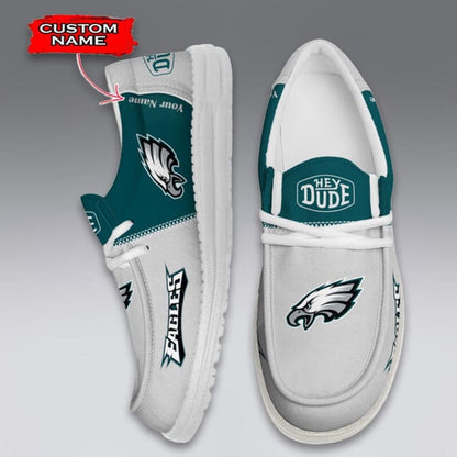 LIMITED EDITION - NEW CUSTOMIZED NFL02 PPE PHILADELPHIA EAGLES LOAFER SHOES