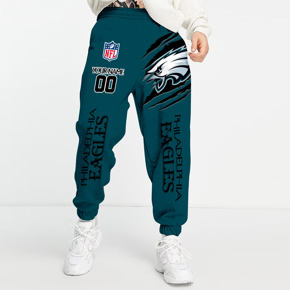 LIMITED EDITION - NEW PREMIUM NFL02 PPE PHILADELPHIA EAGLES UNISEX LONG PANTS