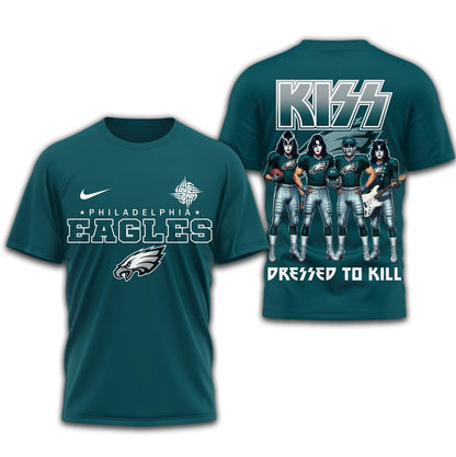 LIMITED EDITION - NEW CUSTOMIZED NFL02 PPE PHILADELPHIA EAGLES T-SHIRT | MULTIPLE COLORS AVAILABLE