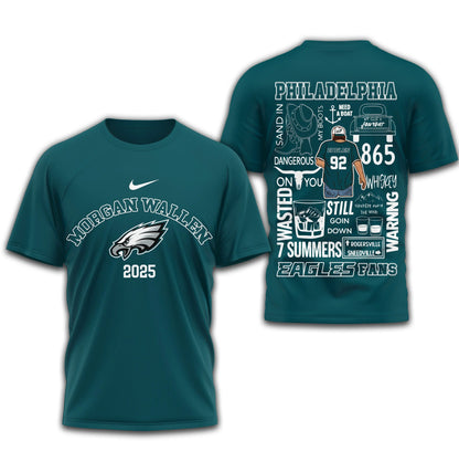LIMITED EDITION - NEW CUSTOMIZED NFL02 PPE PHILADELPHIA EAGLES T-SHIRT | MULTIPLE COLORS AVAILABLE