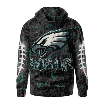LIMITED EDITION - NEW CUSTOMIZED NFL02 PPE PHILADELPHIA EAGLES UNISEX T-SHIRT, POLO, HOODIE & JACKETS