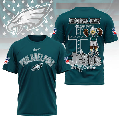 LIMITED EDITION - NEW CUSTOMIZED NFL02 PPE PHILADELPHIA EAGLES T-SHIRT | MULTIPLE COLORS AVAILABLE