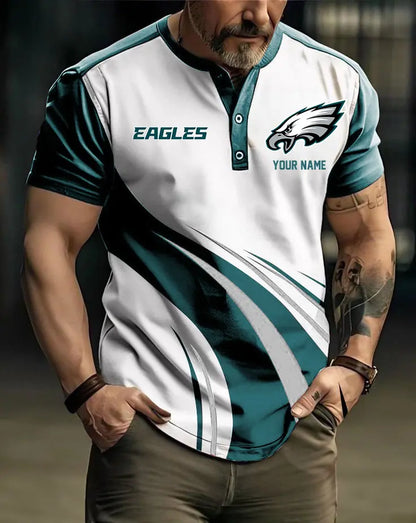 LIMITED EDITION - NEW CUSTOMIZED NFL02 PPE PHILADELPHIA EAGLES POLO SHIRT