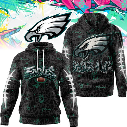 LIMITED EDITION - NEW CUSTOMIZED NFL02 PPE PHILADELPHIA EAGLES UNISEX T-SHIRT, POLO, HOODIE & JACKETS