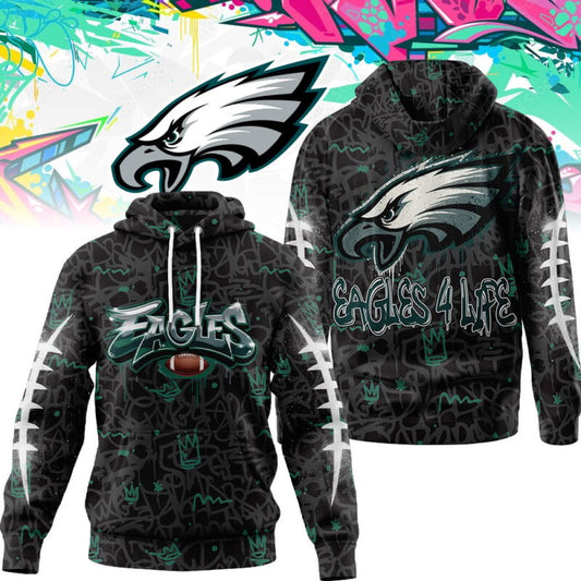 LIMITED EDITION - NEW CUSTOMIZED NFL02 PPE PHILADELPHIA EAGLES UNISEX T-SHIRT, POLO, HOODIE & JACKETS