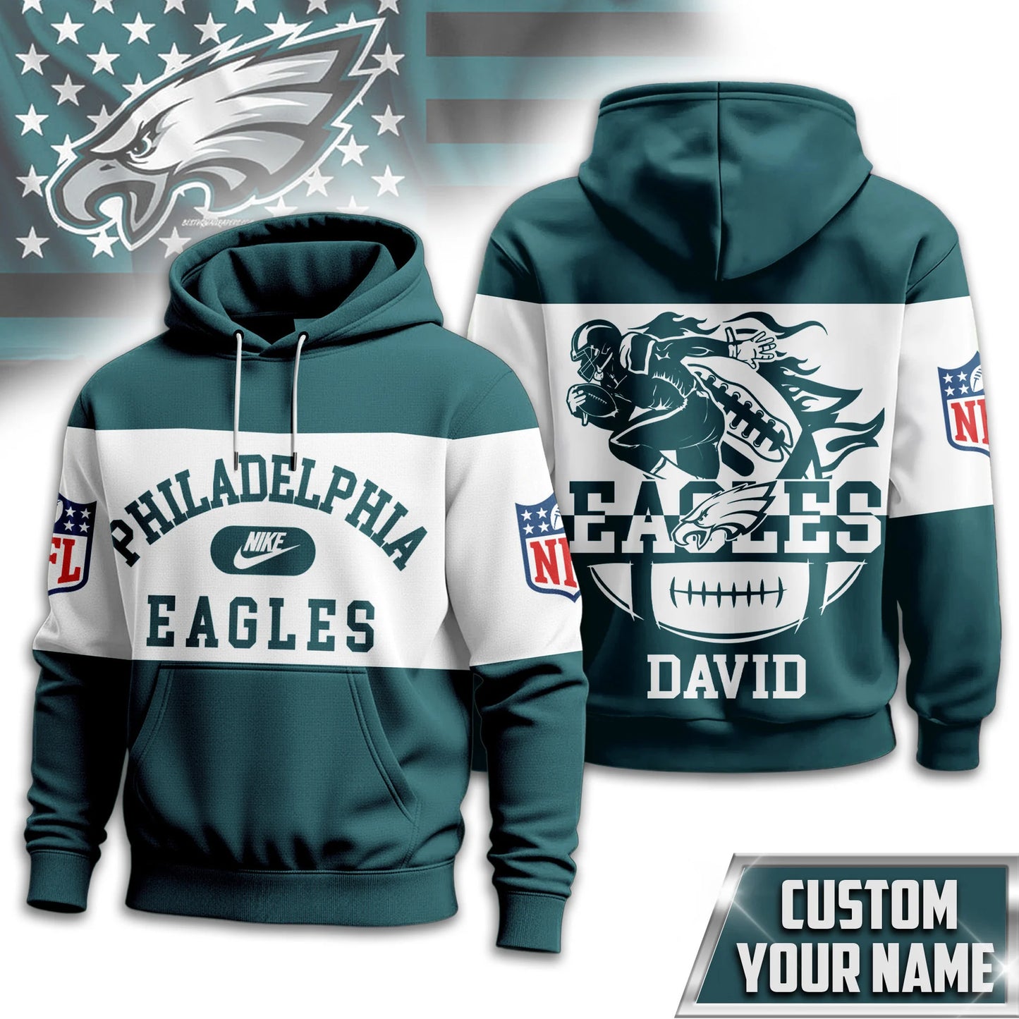 LIMITED EDITION - NEW CUSTOMIZED NFL02 PPE PHILADELPHIA EAGLES T-SHIRT, HOODIE, ZIP HOODIE
