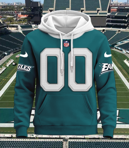 LIMITED EDITION - NEW CUSTOMIZED NFL02 PPE PHILADELPHIA EAGLES UNISEX T-SHIRT, POLO, HOODIE & JACKETS