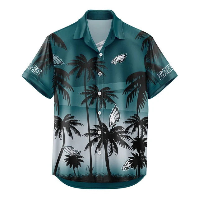 LIMITED EDITION - NEW CUSTOMIZED NFL02 PPE PHILADELPHIA EAGLES UNISEX HAWAIIAN SHIRT & SHORTS SET