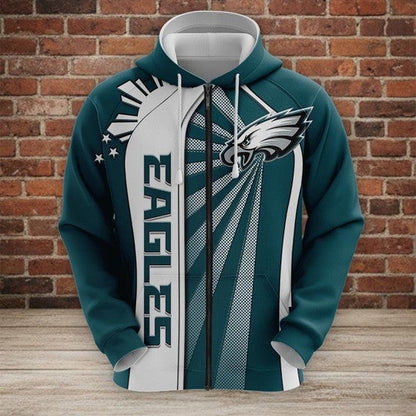 LIMITED EDITION - NEW CUSTOMIZED NFL02 PPE PHILADELPHIA EAGLES UNISEX T-SHIRT, POLO, HOODIE & JACKETS