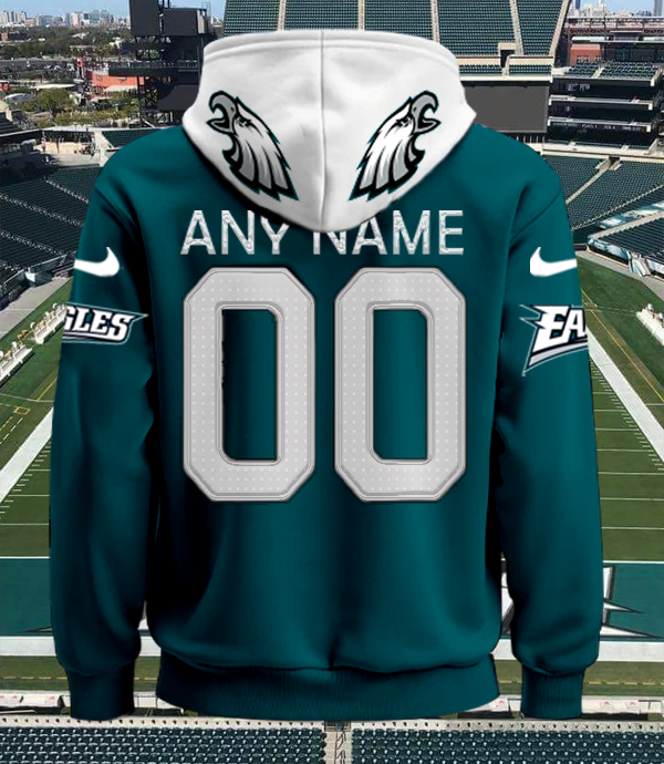 LIMITED EDITION - NEW CUSTOMIZED NFL02 PPE PHILADELPHIA EAGLES UNISEX T-SHIRT, POLO, HOODIE & JACKETS