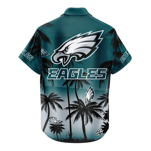 LIMITED EDITION - NEW CUSTOMIZED NFL02 PPE PHILADELPHIA EAGLES UNISEX HAWAIIAN SHIRT & SHORTS SET