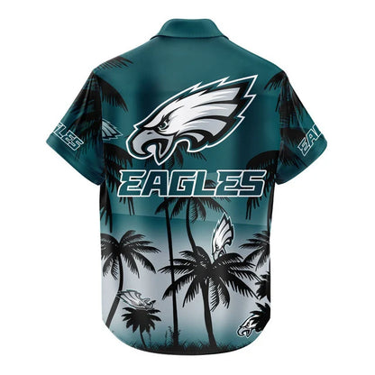 LIMITED EDITION - NEW CUSTOMIZED NFL02 PPE PHILADELPHIA EAGLES UNISEX HAWAIIAN SHIRT & SHORTS SET