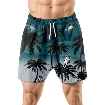 LIMITED EDITION - NEW CUSTOMIZED NFL02 PPE PHILADELPHIA EAGLES UNISEX HAWAIIAN SHIRT & SHORTS SET