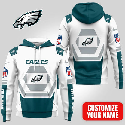 LIMITED EDITION - NEW CUSTOMIZED NFL02 PPE PHILADELPHIA EAGLES UNISEX T-SHIRT, POLO, HOODIE & JACKETS