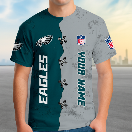 LIMITED EDITION - NEW CUSTOMIZED NFL02 PPE PHILADELPHIA EAGLES UNISEX T-SHIRT, POLO, HOODIE & JACKETS