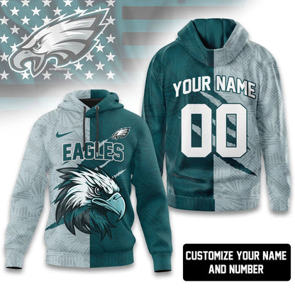 LIMITED EDITION - NEW CUSTOMIZED NFL02 PPE PHILADELPHIA EAGLES T-SHIRT, HOODIE, ZIP HOODIE