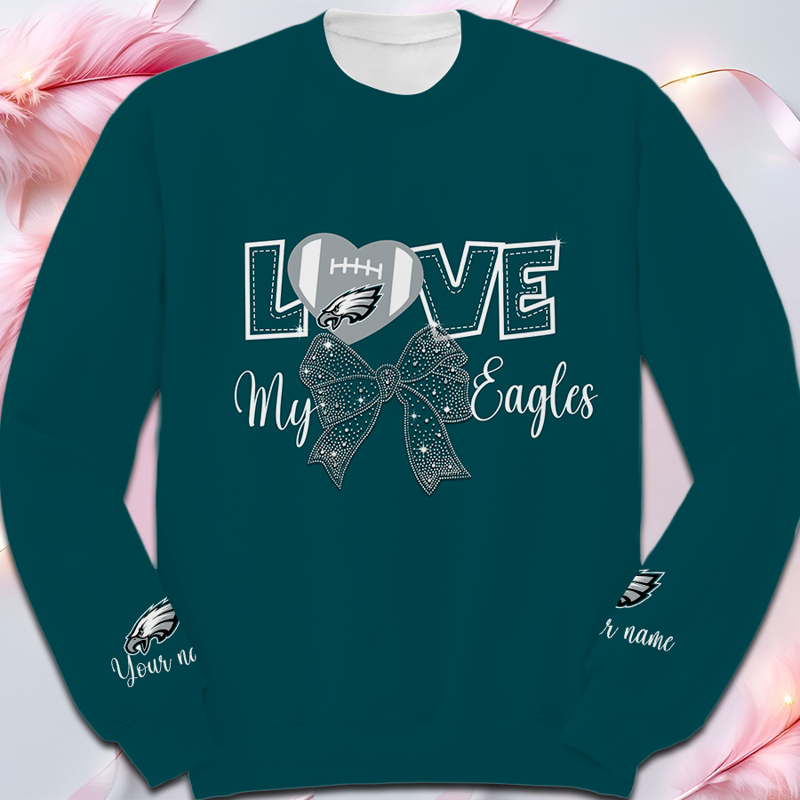 LIMITED EDITION - NEW CUSTOMIZED NFL02 PPE PHILADELPHIA EAGLES UNISEX T-SHIRT, POLO, HOODIE & JACKETS