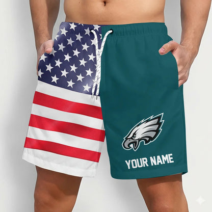 LIMITED EDITION - NEW PREMIUM NFL02 PPE PHILADELPHIA EAGLES SHORT PANTS
