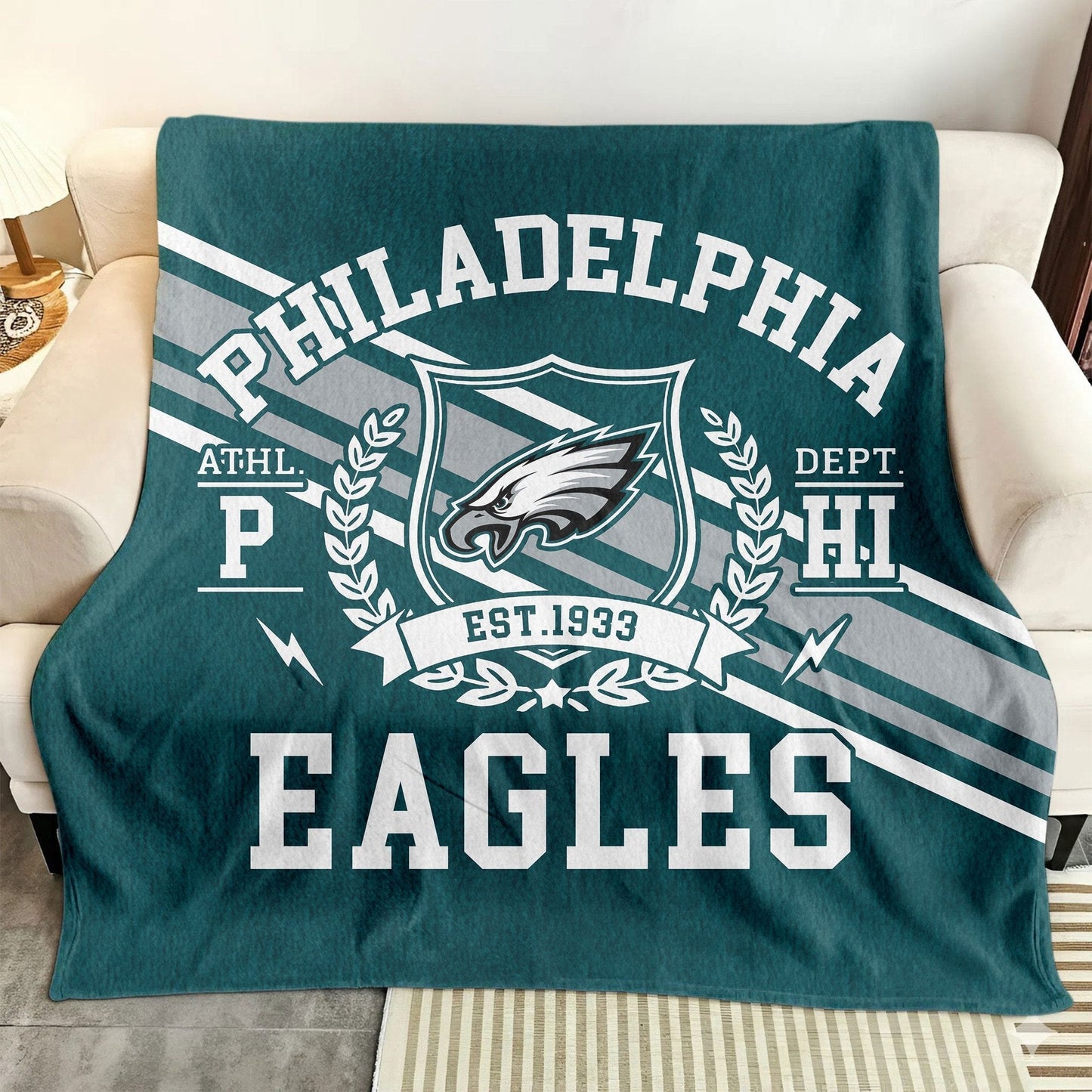 LIMITED EDITION - NEW CUSTOMIZED NFL02 PPE PHILADELPHIA EAGLES NORMAL & FLEECE BLANKET