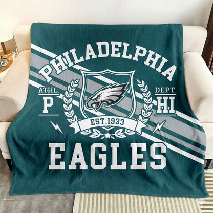 LIMITED EDITION - NEW CUSTOMIZED NFL02 PPE PHILADELPHIA EAGLES NORMAL & FLEECE BLANKET