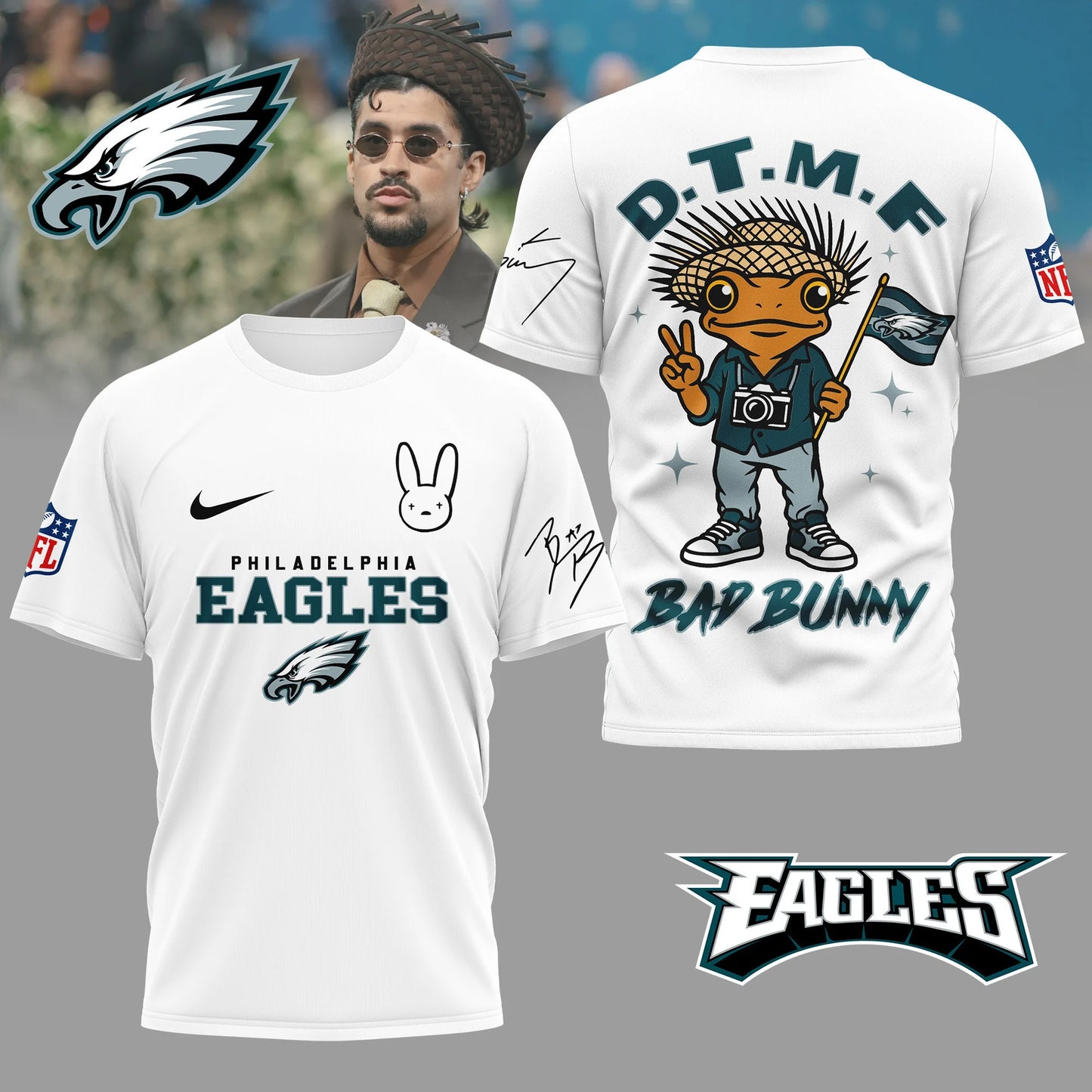 LIMITED EDITION - NEW CUSTOMIZED NFL02 PPE PHILADELPHIA EAGLES T-SHIRT, HOODIE, ZIP HOODIE