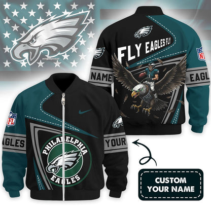 LIMITED EDITION - NEW CUSTOMIZED NFL02 PPE PHILADELPHIA EAGLES UNISEX T-SHIRT, POLO, HOODIE & JACKETS