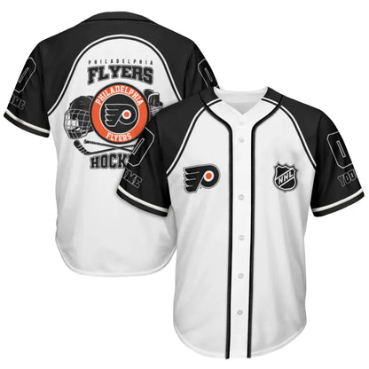 LIMITED EDITION - NEW CUSTOMIZED NHL27 PPF PHILADELPHIA FLYERS BASEBALL JERSEY