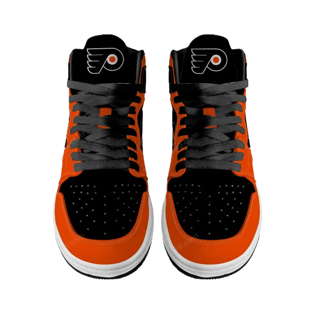 LIMITED EDITION - NEW CUSTOMIZED NHL27 PD FLYERS AIR JORDAN SNEAKERS